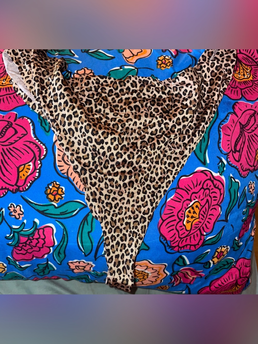 Leopard Thong- Well Worn